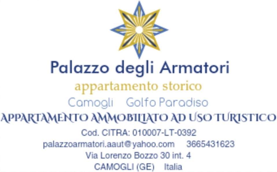 Palazzo Degli Armatori Appartamento Storico Camogli Eksteriør billede